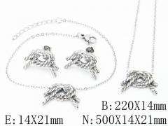 Stainless Steel Jewelry Wholesale - Stainless Steel Jewelry Sets - HY59S2664PX