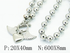 Stainless Steel Jewelry Wholesale - Stainless Steel Necklaces - HY39N0843HIB