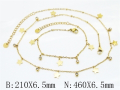 Wholesale Stainless Steel Bracelets & Necklaces Sets - HY30S0354IKF