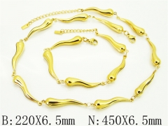 Wholesale Stainless Steel Bracelets & Necklaces Sets - HY30S0339IML