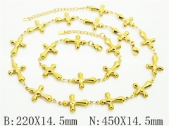 Wholesale Stainless Steel Bracelets & Necklaces Sets - HY30S0332I65