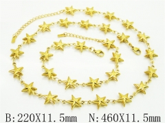 Wholesale Stainless Steel Bracelets & Necklaces Sets - HY30S0335IML