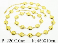 Wholesale Stainless Steel Bracelets & Necklaces Sets - HY30S0340I65