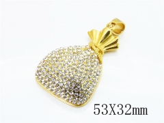 Stainless Steel Jewelry Wholesale - Stainless Steel Pendants - HY15P0697HLS