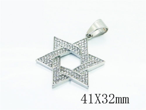 Stainless Steel Jewelry Wholesale - Stainless Steel Pendants - HY13P2470HIL