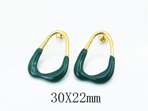 Stainless Steel Jewelry Wholesale - Stainless Steel Earrings - HY70E1580MV