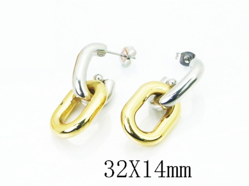 Stainless Steel Jewelry Wholesale - Stainless Steel Earrings - HY80E2158MA