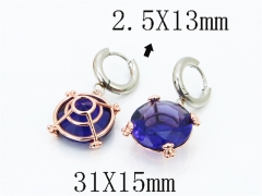 Stainless Steel Jewelry Wholesale - Stainless Steel Earrings - HY90E0418HNX