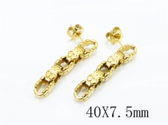 Stainless Steel Jewelry Wholesale - Stainless Steel Earrings - HY90E0389HMB