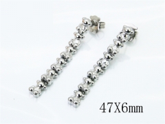 Stainless Steel Jewelry Wholesale - Stainless Steel Earrings - HY90E0395HNB