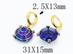Stainless Steel Jewelry Wholesale - Stainless Steel Earrings - HY90E0433HOW