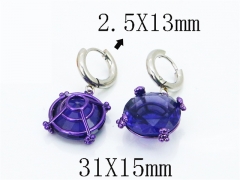 Stainless Steel Jewelry Wholesale - Stainless Steel Earrings - HY90E0424HND