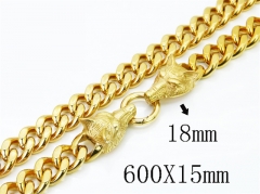 Stainless Steel Jewelry Wholesale - Stainless Steel Chains - HY28N0165KOR