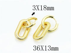 Stainless Steel Jewelry Wholesale - Stainless Steel Earrings - HY80E2165NT