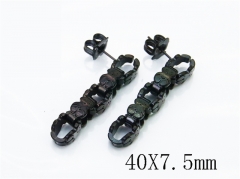 Stainless Steel Jewelry Wholesale - Stainless Steel Earrings - HY90E0391HMB