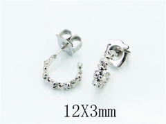 Stainless Steel Jewelry Wholesale - Stainless Steel Earrings - HY90E0442HIB