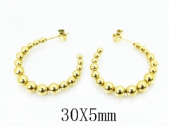Stainless Steel Jewelry Wholesale - Stainless Steel Earrings - HY30E2814ML