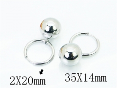 Stainless Steel Jewelry Wholesale - Stainless Steel Earrings - HY30E2792PW