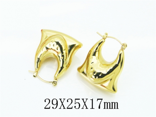 Stainless Steel Jewelry Wholesale - Stainless Steel Earrings - HY74E0164SOL