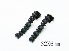 Stainless Steel Jewelry Wholesale - Stainless Steel Earrings - HY90E0405HMW