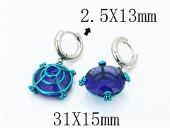 Stainless Steel Jewelry Wholesale - Stainless Steel Earrings - HY90E0425HNG