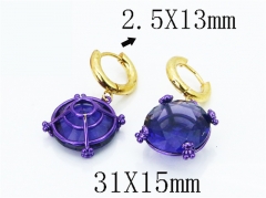 Stainless Steel Jewelry Wholesale - Stainless Steel Earrings - HY90E0438HOD