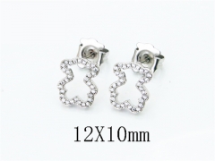 Stainless Steel Jewelry Wholesale - Stainless Steel Earrings - HY90E0446HIF