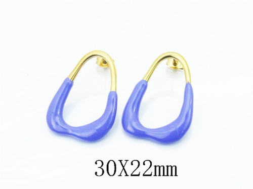 Stainless Steel Jewelry Wholesale - Stainless Steel Earrings - HY70E1583MS