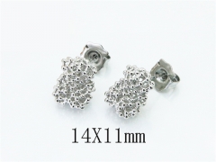 Stainless Steel Jewelry Wholesale - Stainless Steel Earrings - HY90E0449HPS