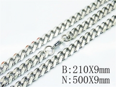 Wholesale Stainless Steel Bracelets & Necklaces Sets - HY40S0387HML