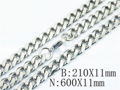 Wholesale Stainless Steel Bracelets & Necklaces Sets - HY40S0405IKV