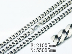Wholesale Stainless Steel Bracelets & Necklaces Sets - HY40S0360HLN