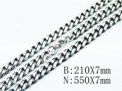 Wholesale Stainless Steel Bracelets & Necklaces Sets - HY40S0376IIS