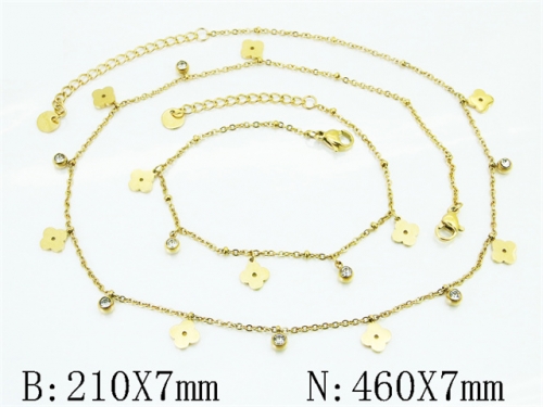 Wholesale Stainless Steel Bracelets & Necklaces Sets - HY30S0375IKF