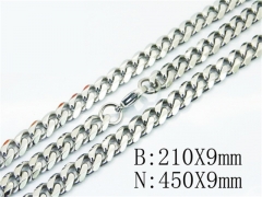Wholesale Stainless Steel Bracelets & Necklaces Sets - HY40S0386HMD