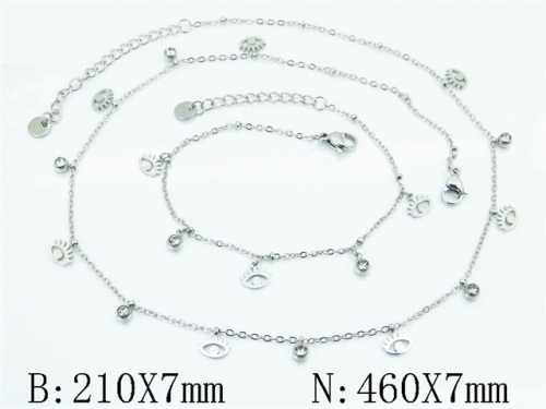 Wholesale Stainless Steel Bracelets & Necklaces Sets - HY30S0370H85