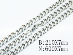 Wholesale Stainless Steel Bracelets & Necklaces Sets - HY40S0373HKC