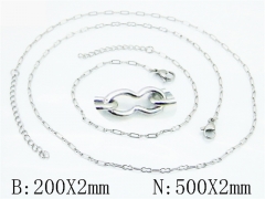 Wholesale Stainless Steel Bracelets & Necklaces Sets - HY70S0703KC