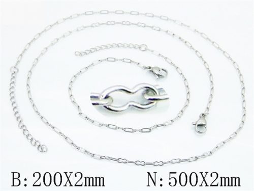 Wholesale Stainless Steel Bracelets & Necklaces Sets - HY70S0703KC