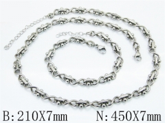 Wholesale Stainless Steel Bracelets & Necklaces Sets - HY70S0707HID
