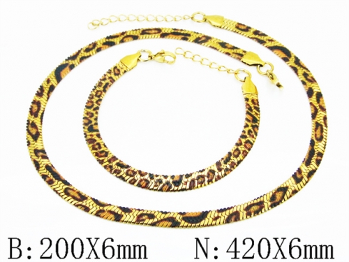 Wholesale Stainless Steel Bracelets & Necklaces Sets - HY70S0701IHD