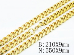 Wholesale Stainless Steel Bracelets & Necklaces Sets - HY40S0396IOL