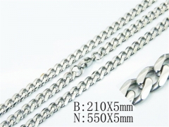 Wholesale Stainless Steel Bracelets & Necklaces Sets - HY40S0356HDD