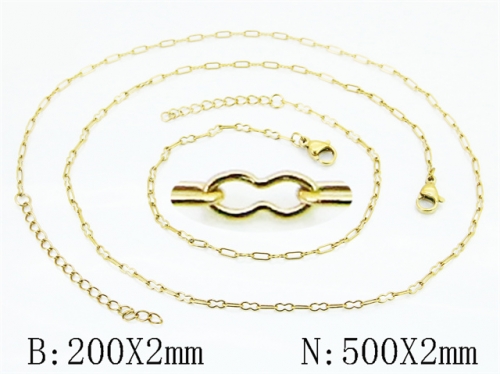 Wholesale Stainless Steel Bracelets & Necklaces Sets - HY70S0704LL