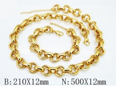 Wholesale Stainless Steel Bracelets & Necklaces Sets - HY70S0712JIE