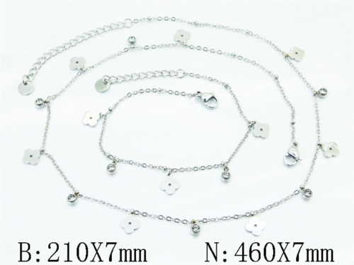 Wholesale Stainless Steel Bracelets & Necklaces Sets - HY30S0374HO5
