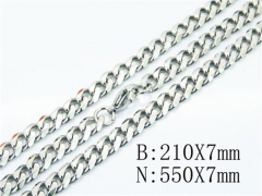 Wholesale Stainless Steel Bracelets & Necklaces Sets - HY40S0372HJL