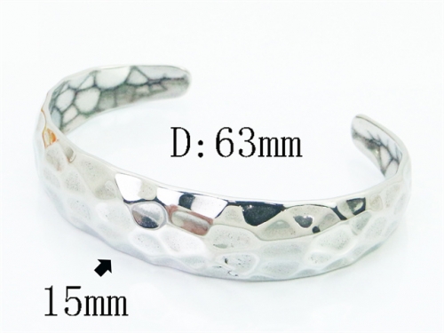 Stainless Steel Jewelry Wholesale - Stainless Steel Bangles - HY72B0110ICC