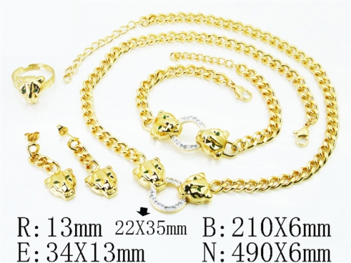 Stainless Steel Jewelry Wholesale - Stainless Steel Jewelry Sets - HY50S0835IOZ