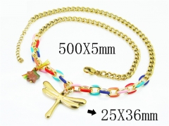 Stainless Steel Jewelry Wholesale - Stainless Steel Necklaces - HY21N0261IBB